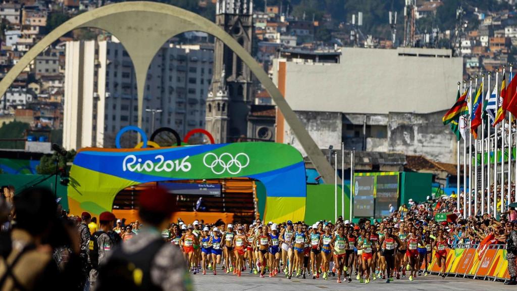 Maratón femenino en Río 2016.