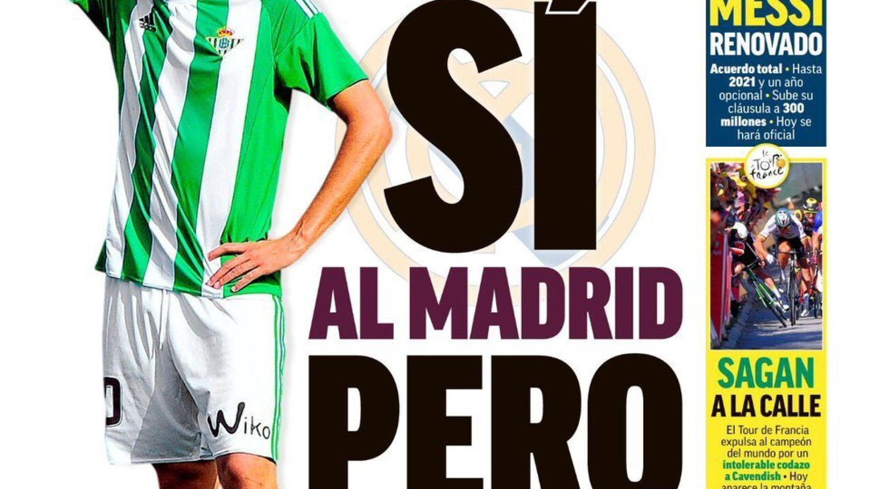 La portada del diario MARCA (05/07/2017)