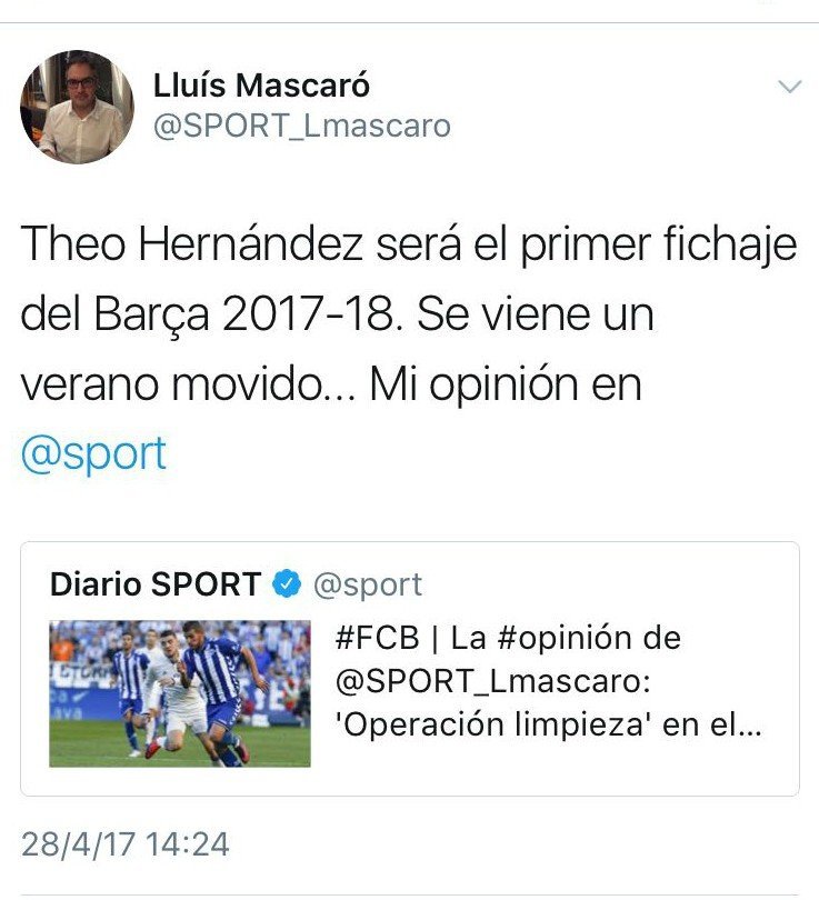 Otro fracaso más del Barça: daban por hecho el fichaje de Theo Hernández y vestirá de blanco