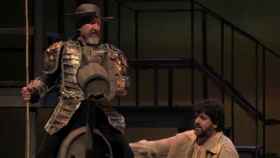 José Sacristán interpretando a Don Quijote