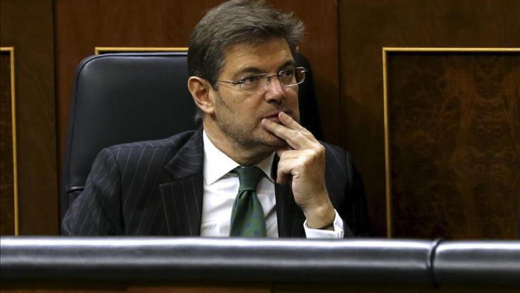 Rafael Catalá, en el Congreso.