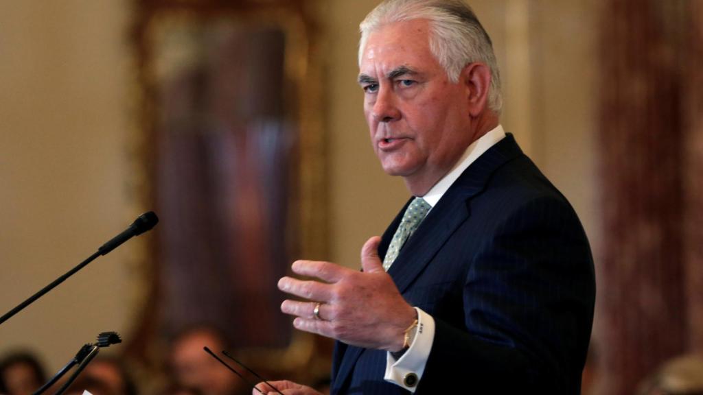 El secretario de Estado de EEUU, Rex Tillerson.