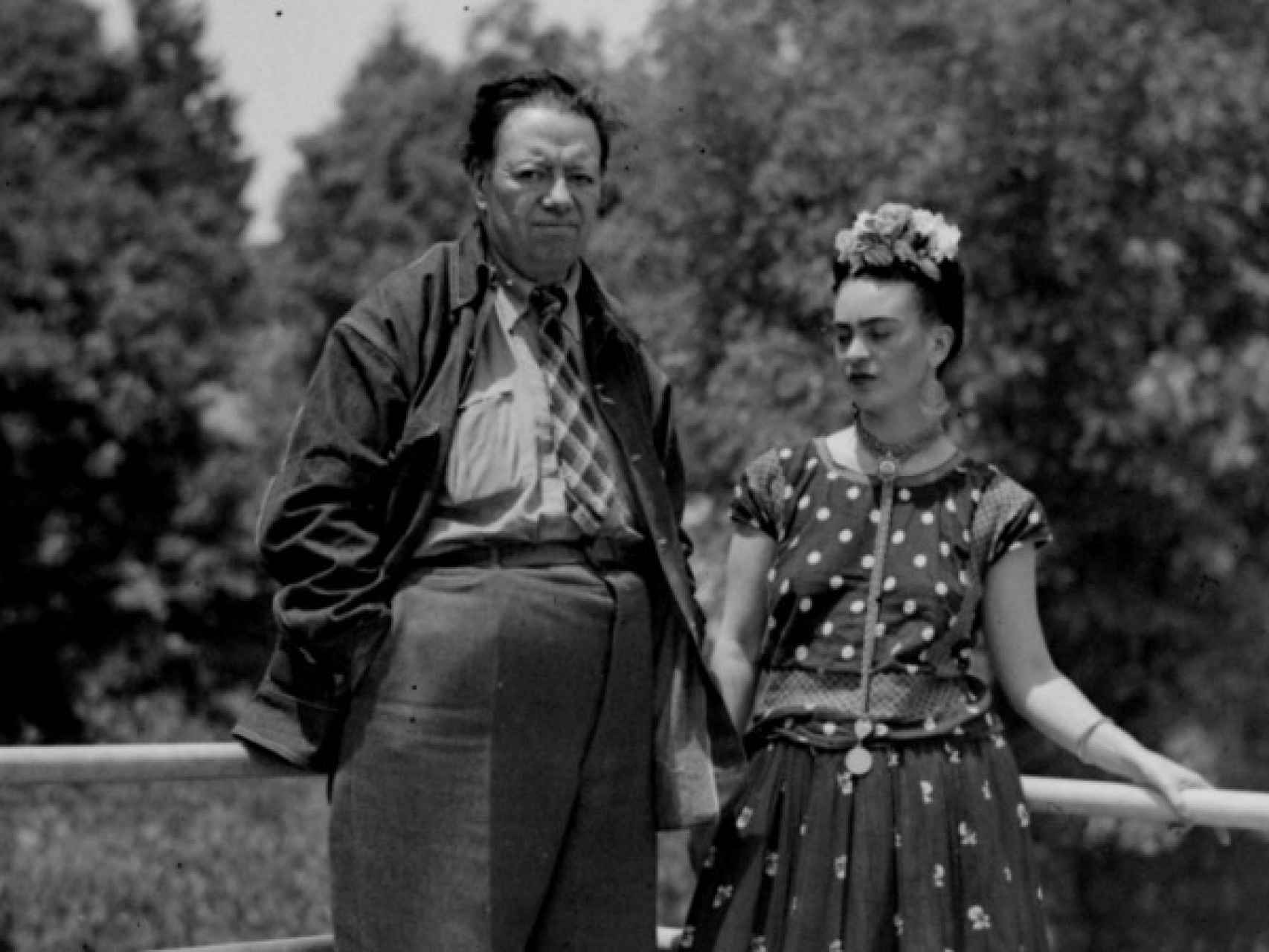 Diego Rivera y Frida Kahlo.
