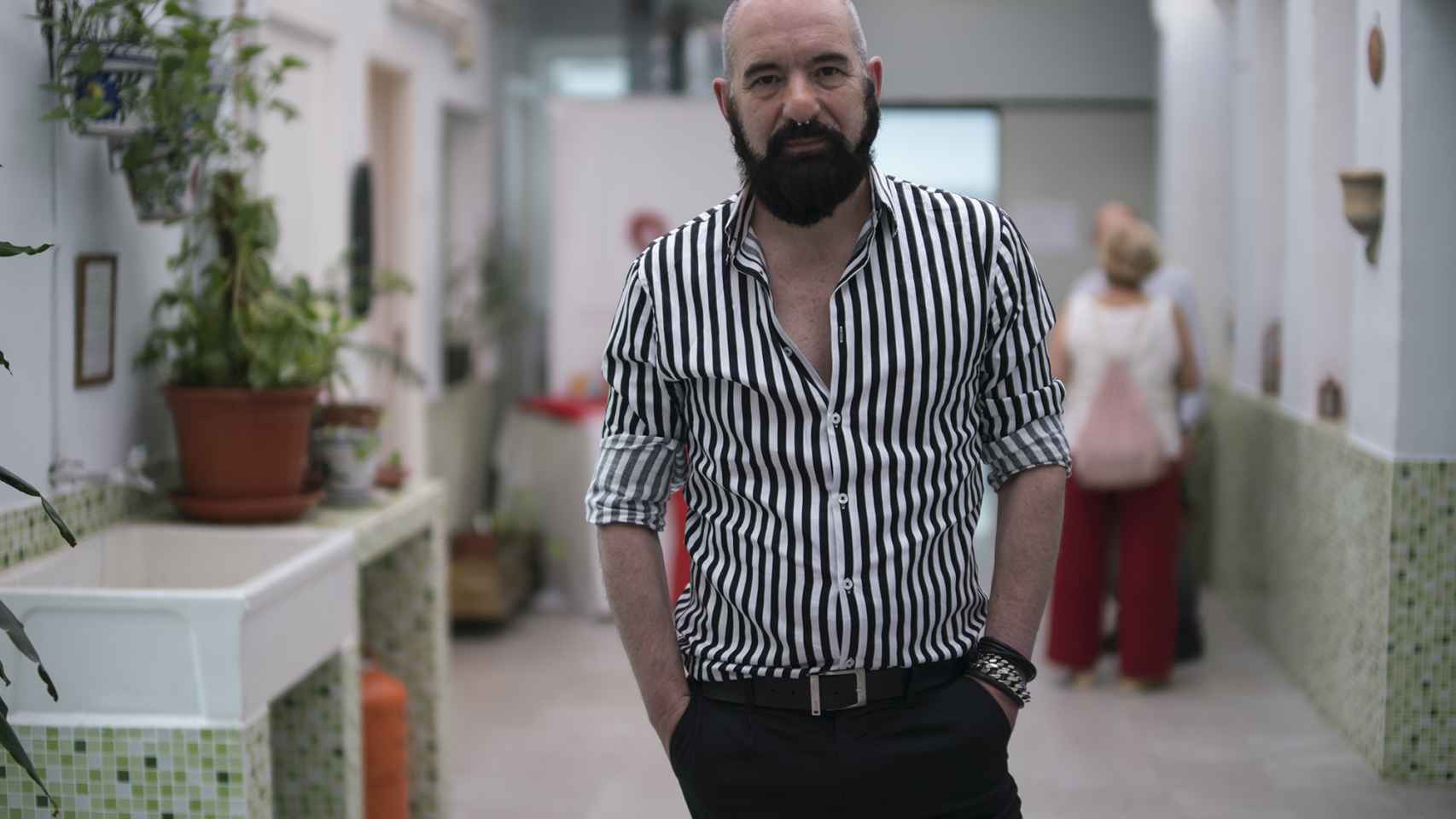 Uno de los coordinadores de la Fundación 26D, Juan José Argüello, en su madrileña sede