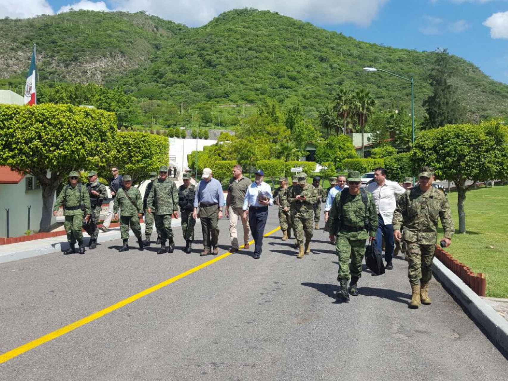 El ejército mexicano es uno de los participantes en la guerra contra el narcotráfico.