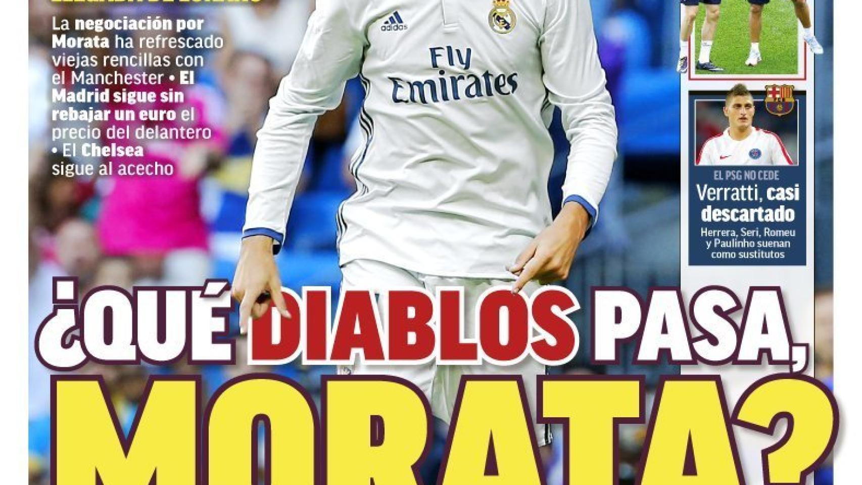 La portada del diario MARCA (07/07/2017)