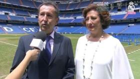 Los padres de Vallejo, en el Bernabéu