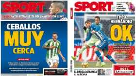 Portadas del diario Sport