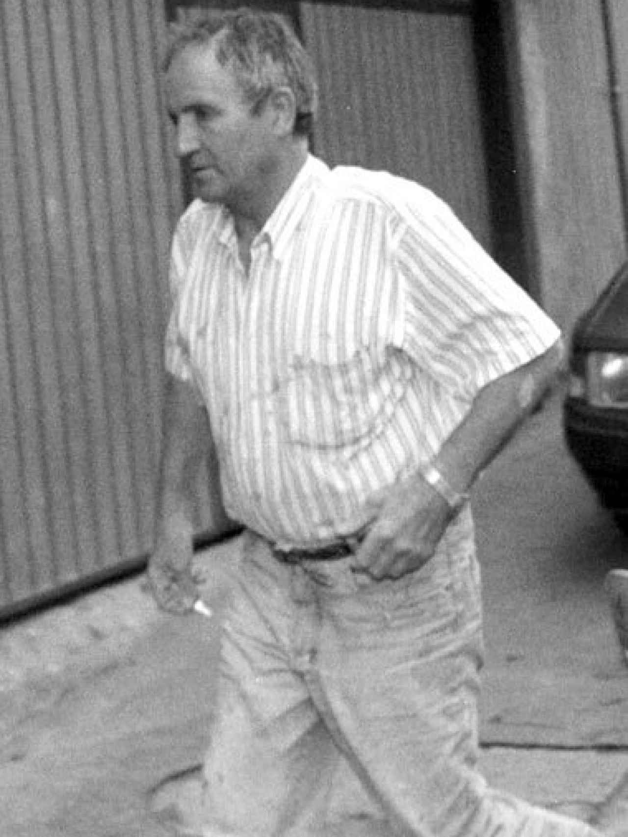 El padre de Miguel Ángel Blanco, el día de su secuestro.