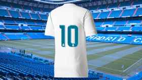 Camiseta '10' del Real Madrid