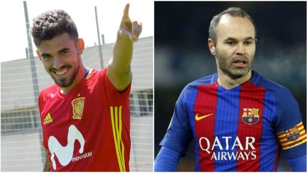 Ceballos amenaza el puesto de Iniesta