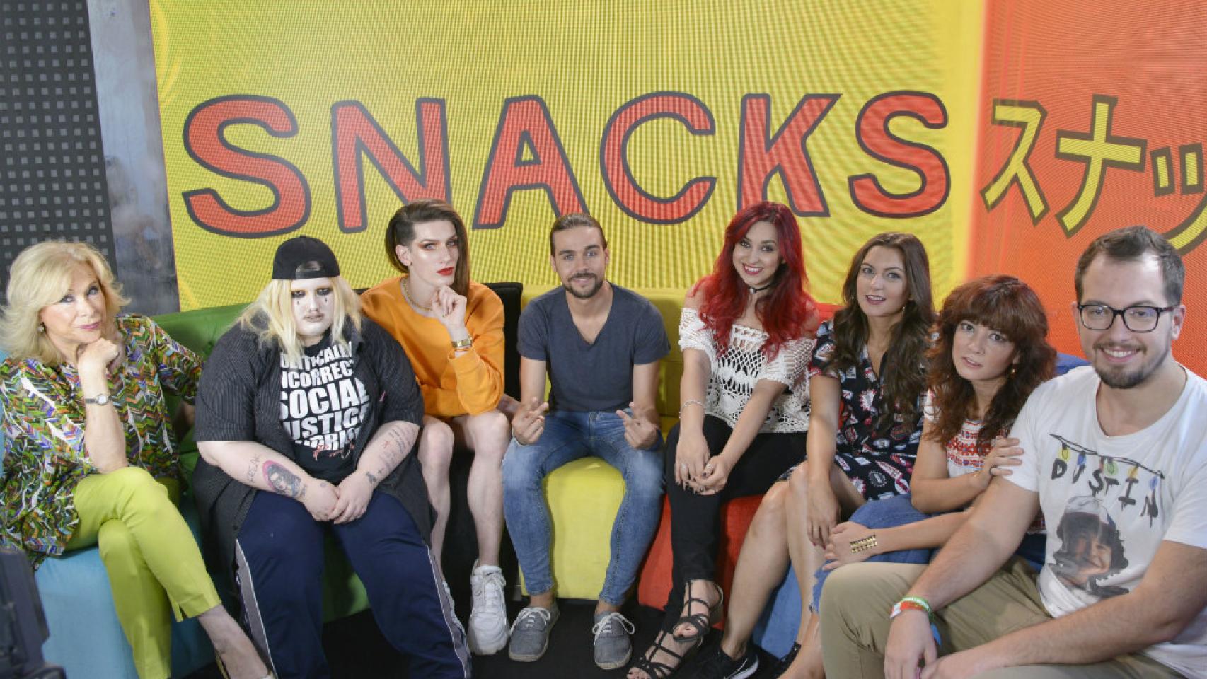 Los 'influencers' aterrizan en Cuatro con el zapping 'Snacks de tele'