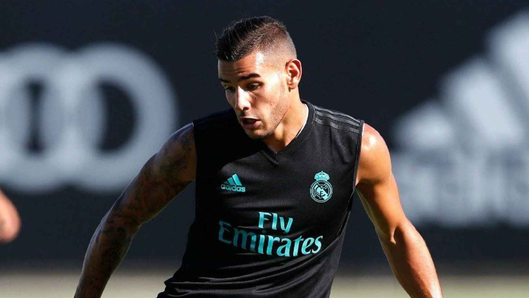 Theo entrena con el Madrid