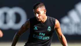 Theo entrena con el Madrid