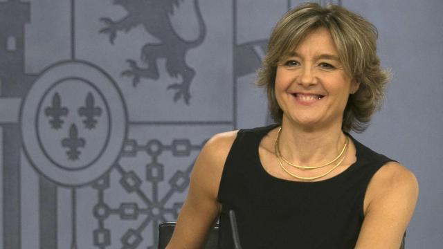 Isabel García Tejerina en el acto del Día de la Hispanidad de 2015.