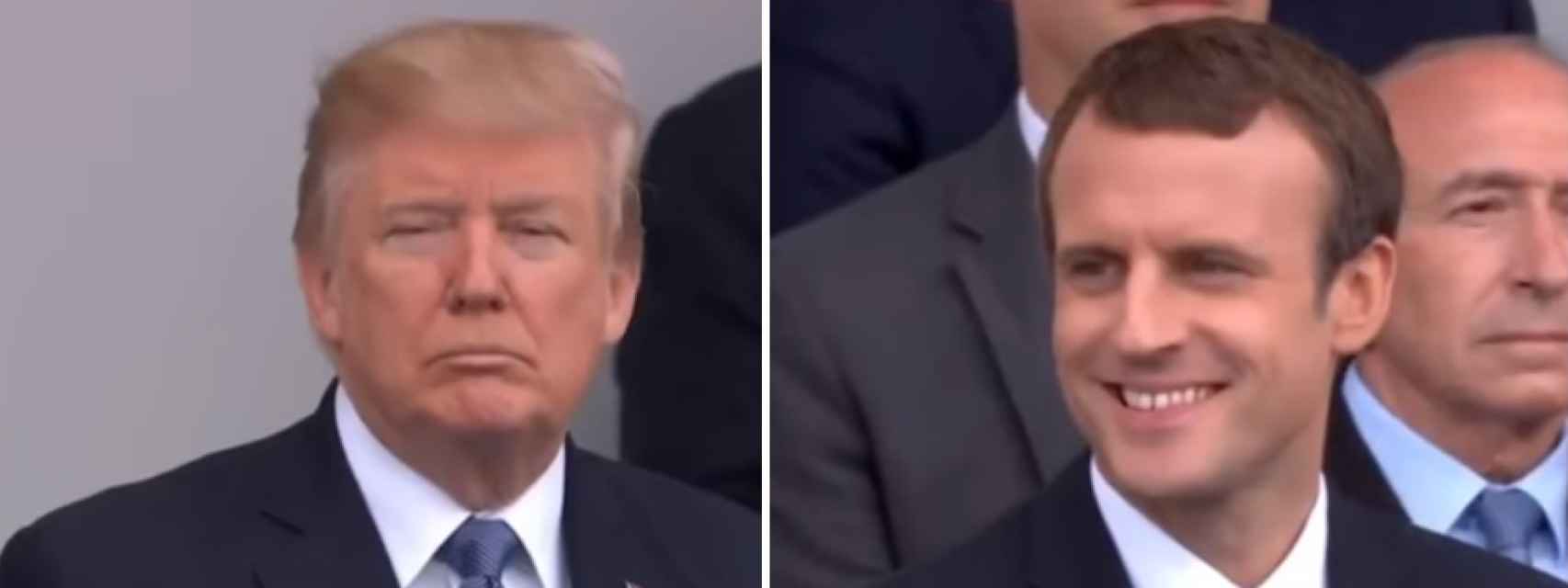 La reacción de Trump vs la reacción de Macron