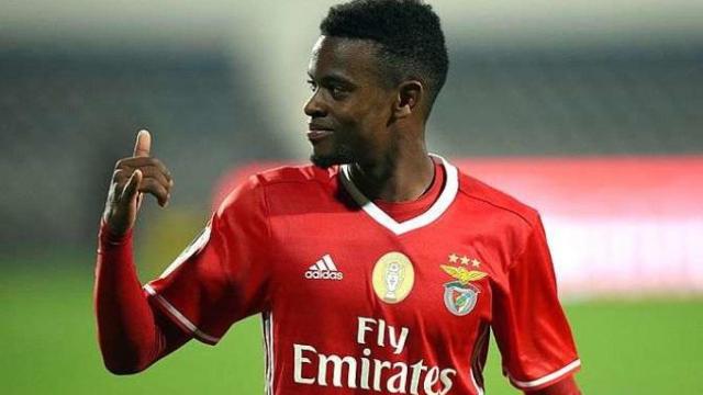 Nelson Semedo, con el Benfica.