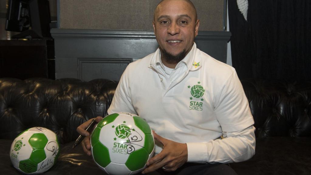 Roberto Carlos, durante el encuentro con Star Sixes de StarCasino.