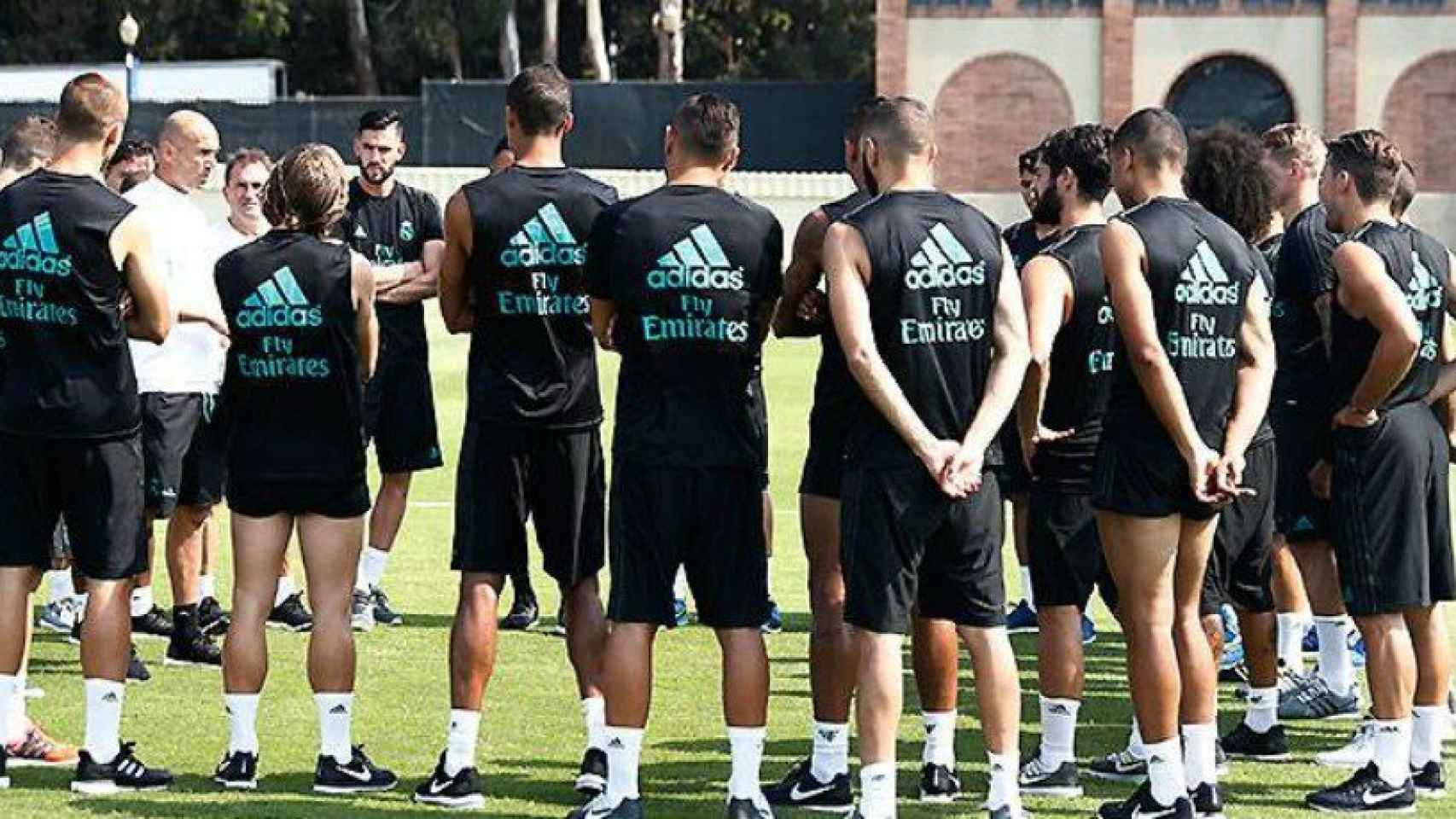El Real Madrid completa su primer entrenamiento en UCLA