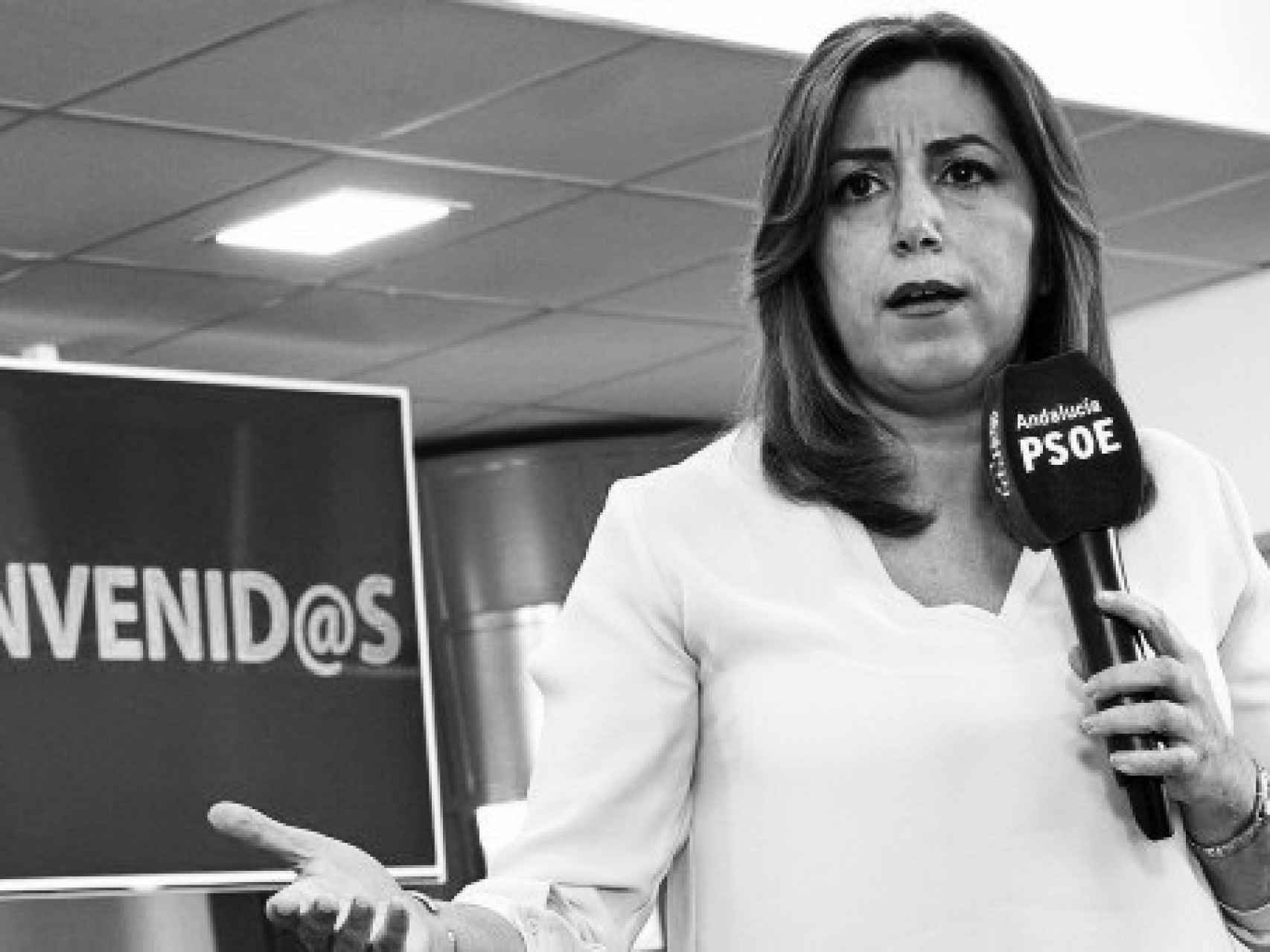 Susana Díaz durante un acto del PSOE andaluz.