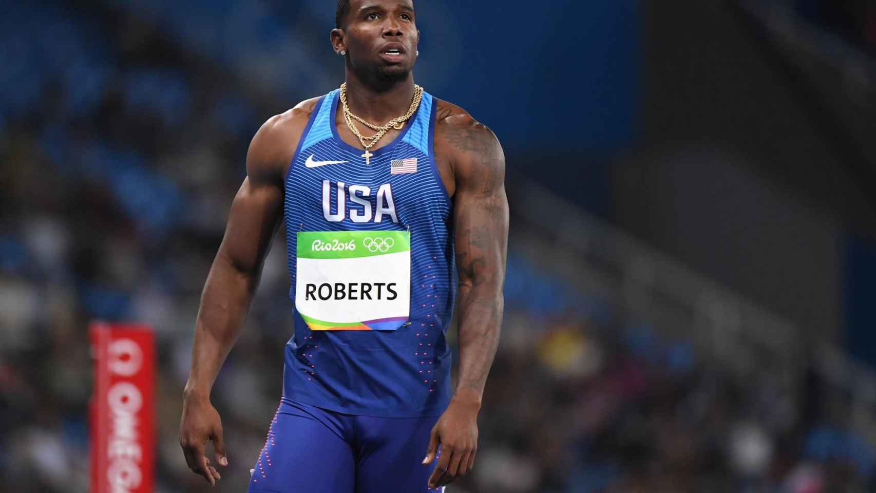 Gil Roberts en Río 2016.