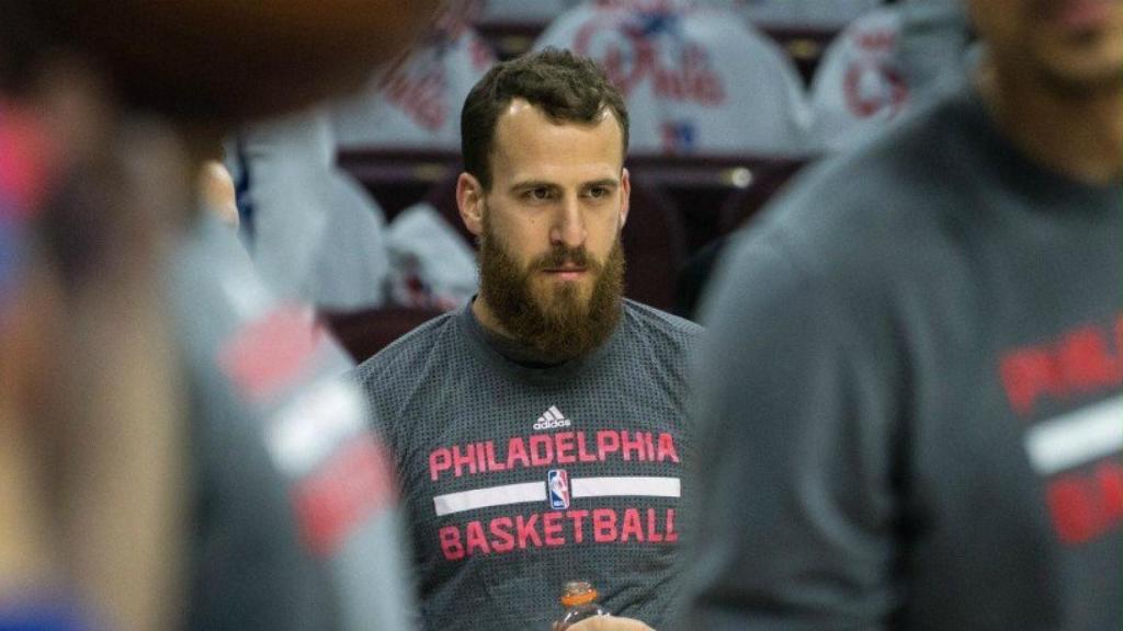 Sergio Rodríguez, en Philadelphia. Foto Twitter (@SergioRodriguez)