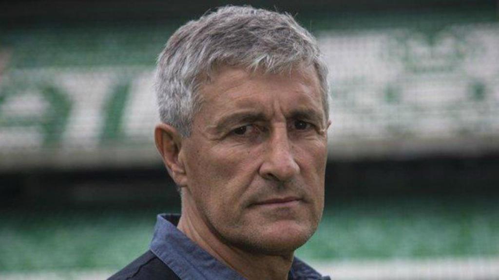 Quique Setién, entrenador del Betis. Foto. .realbetisbalompie.es