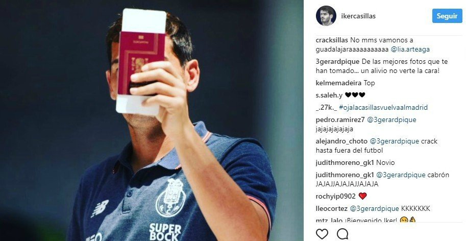 Piqué vuelve a 'atacar' a Casillas en Instagram: ¡Es un alivio no verte la cara!