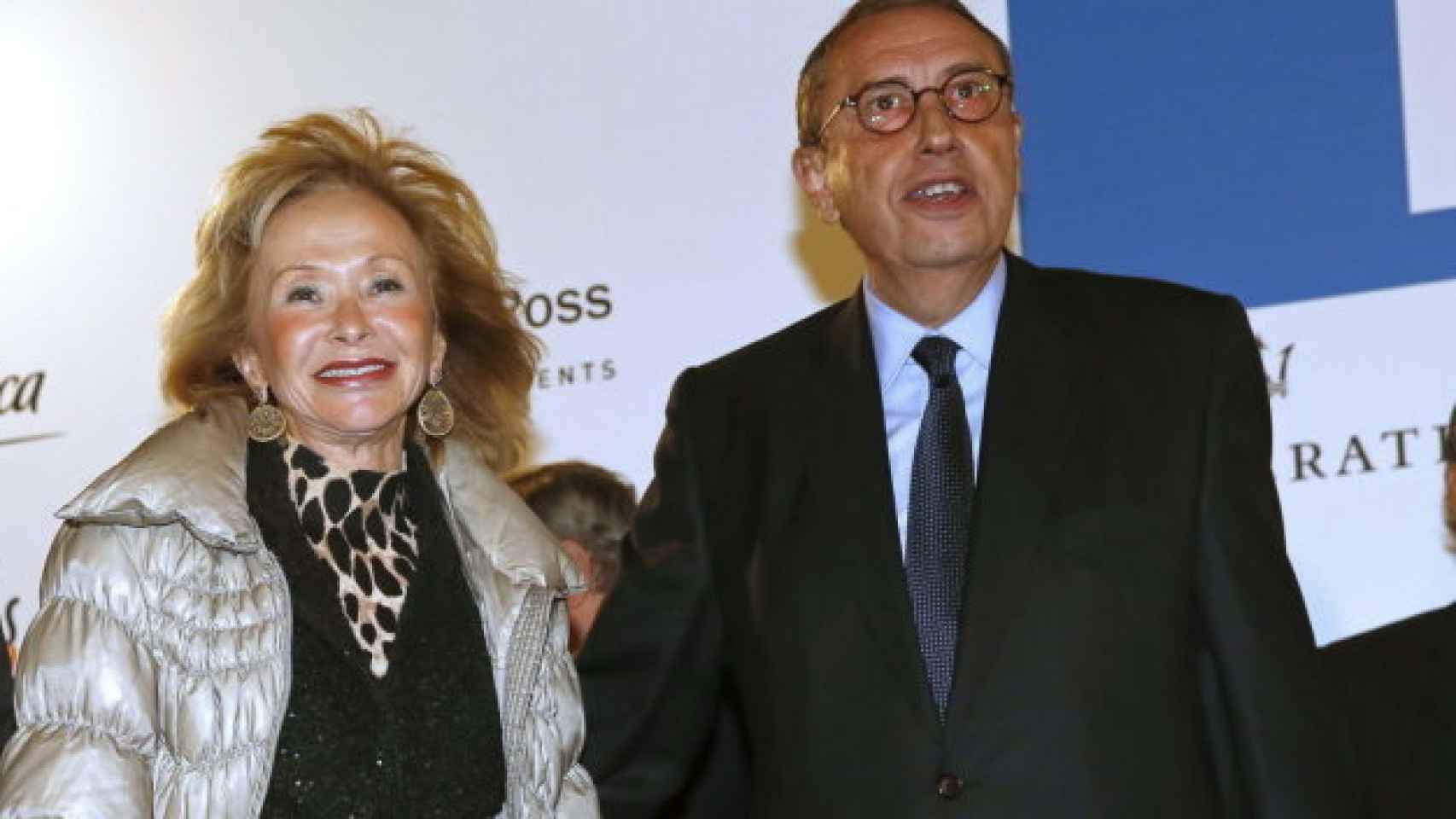 Mauricio Casals junto a María Teresa Fernández de la Vega.
