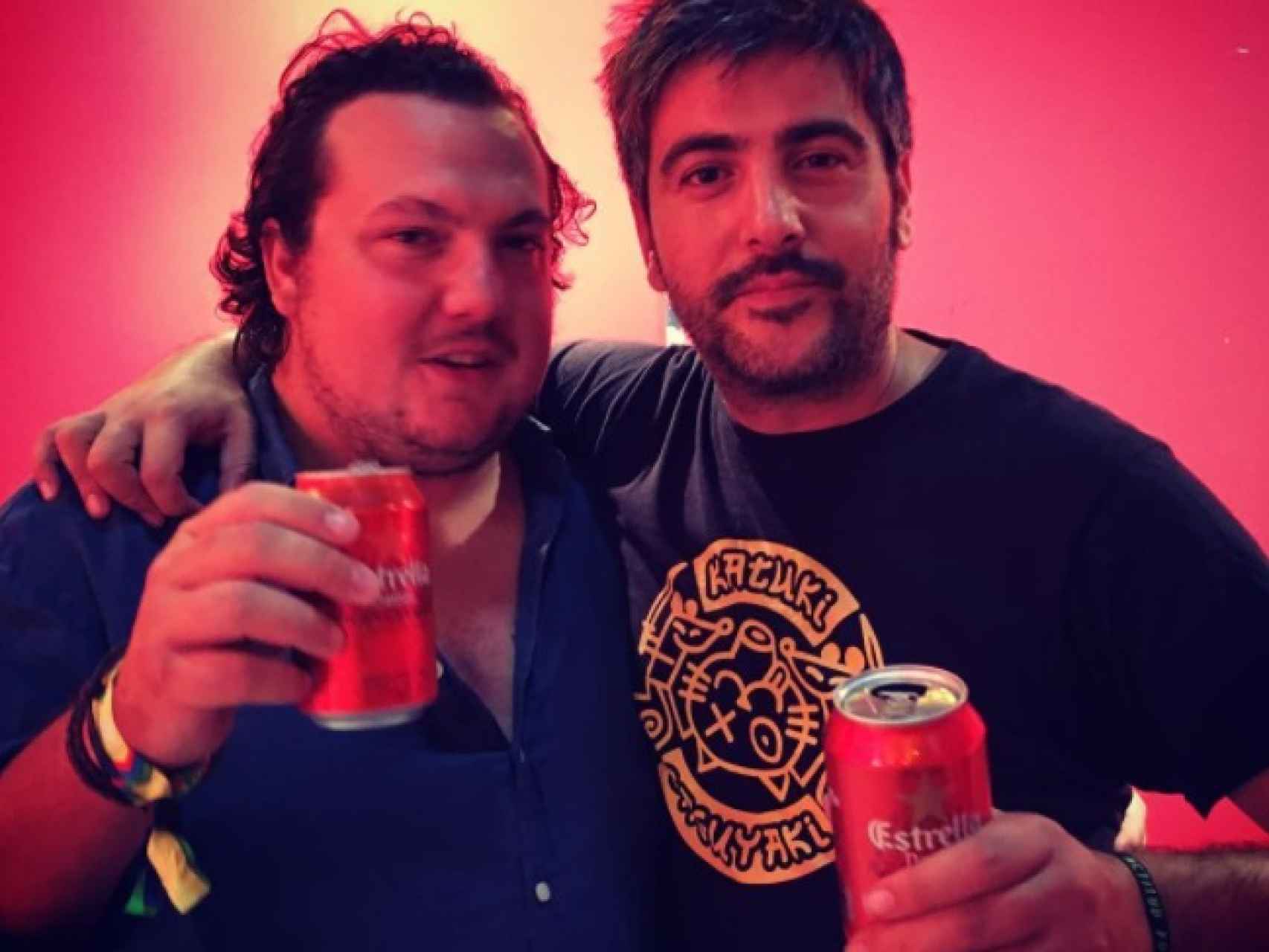 Pucho Suárez de Toledo con David Muñoz (Estopa)