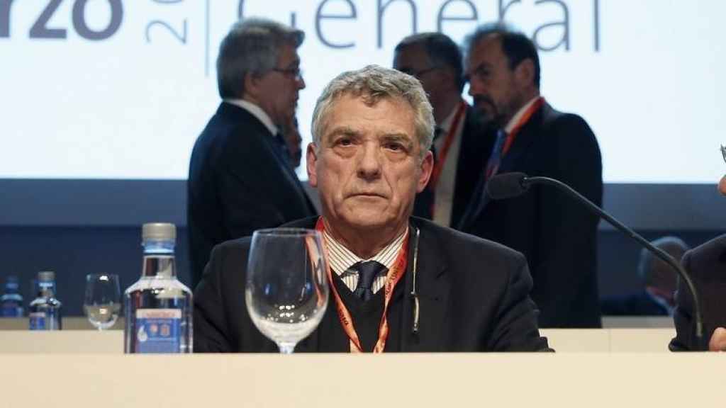 Ángel María Villar en una Asamblea General de la RFEF el pasado año.