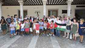 La Diputación de Valladolid recibe a los niños y niñas saharauis gracias al programa 'Vacaciones en Paz', foto de archivo