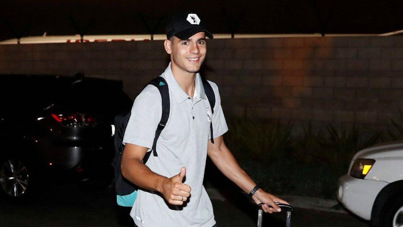 Morata, feliz en su llegada a UCLA