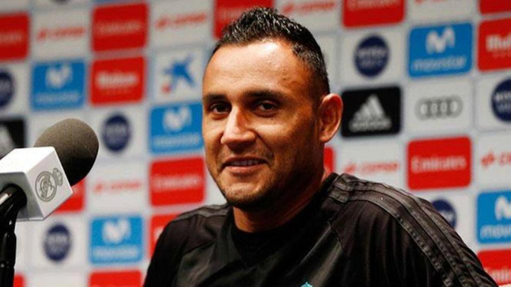 Keylor, en rueda de prensa