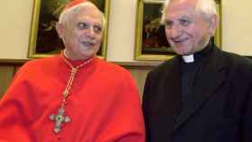 Georg Ratzinger junto a su hermano el papa emérito, Joseph Ratzinger