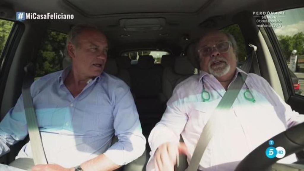 Bertín Osborne y Arévalo, de camino a la casa de Feliciano López.