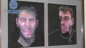 La Policía recupera tres de los cinco cuadros de Francis Bacon robados en 2015 en Madrid.