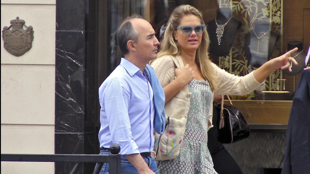 Isabel Sartorius y Rafael del Pino en Cannes.