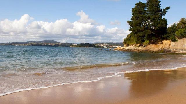 Playa de Gandarío, en la localidad coruñesa de Bergondo.