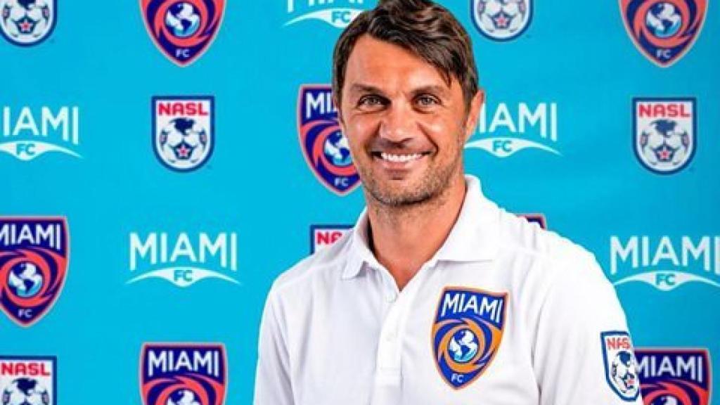 Maldini, dueño del Miami FC y exjugador del Milan.