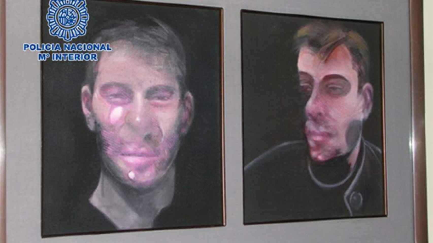 Image: Recuperan tres de las cinco obras de Francis Bacon robadas