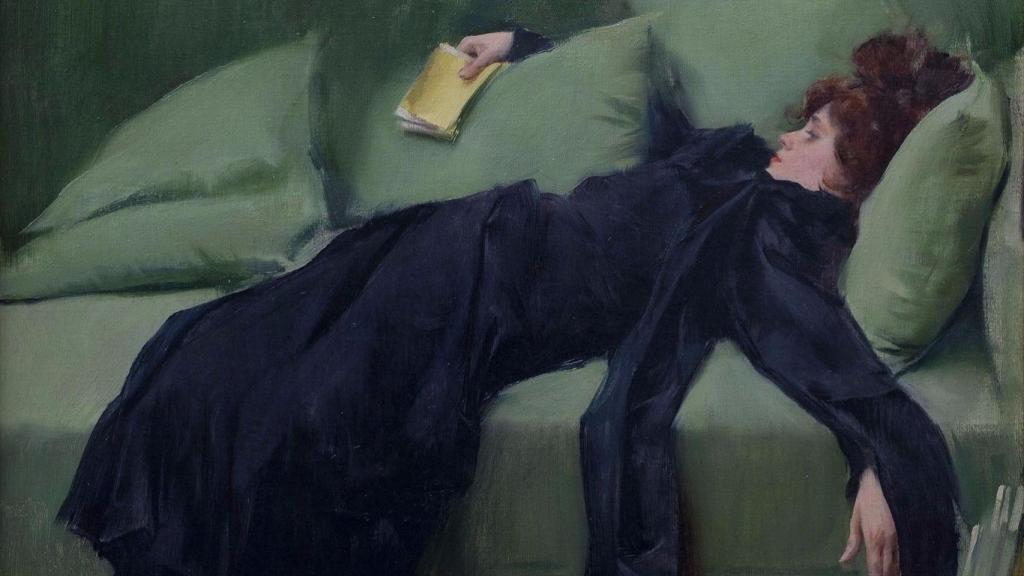 Joven Decadente por Ramon Casas (1899). | Foto: CaixaForum.