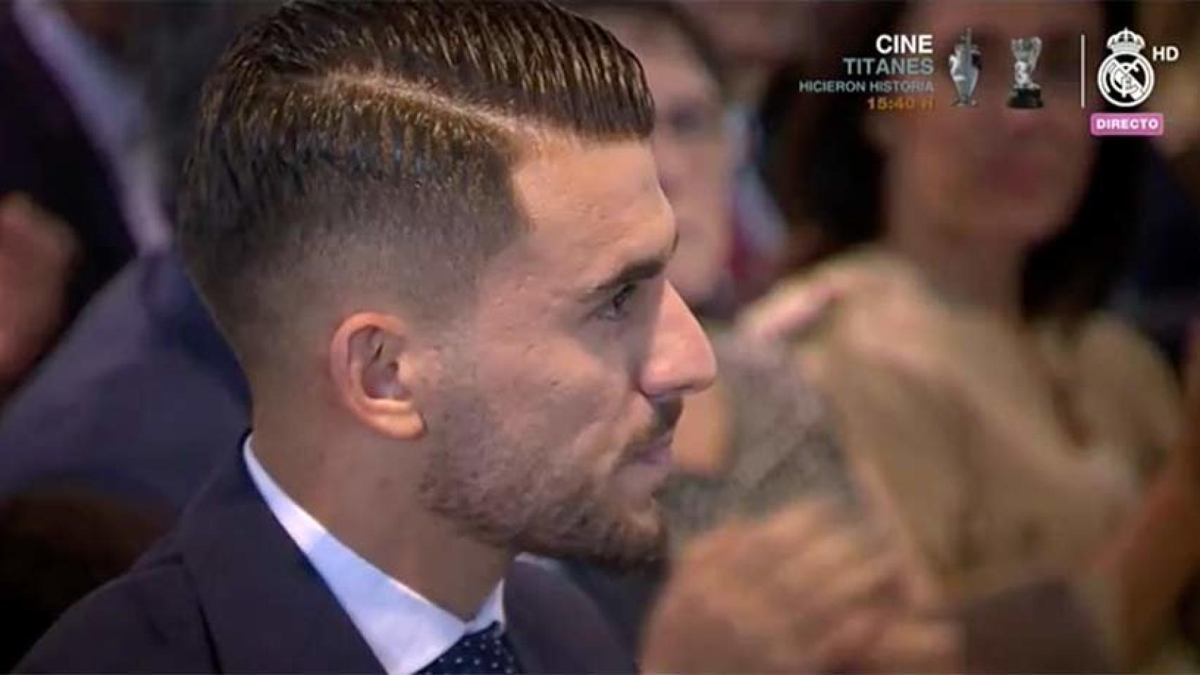 Dani Ceballos, durante su presentación como nuevo jugador del Real Madrid