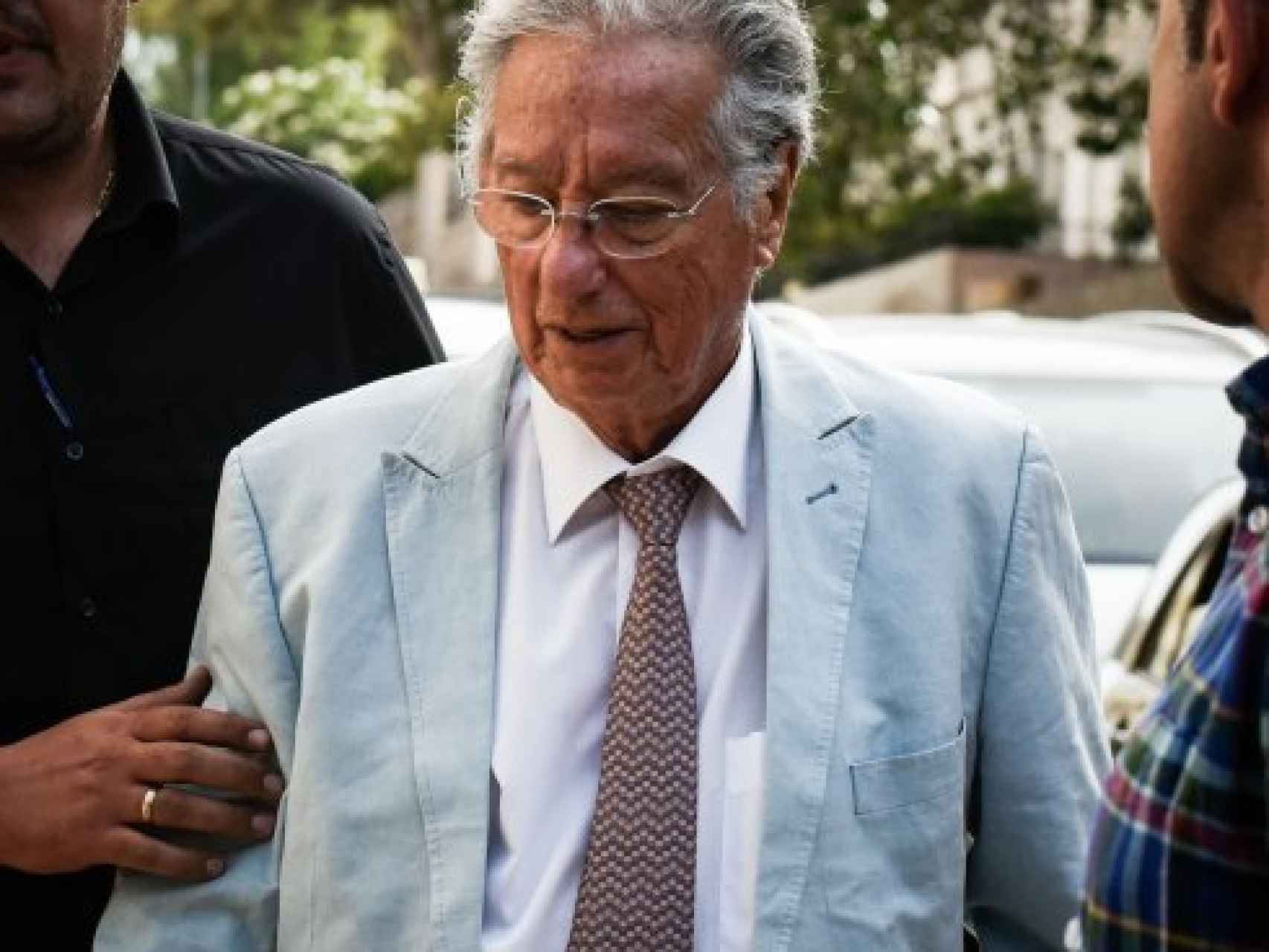 Juan Padrón, tras ser detenido.