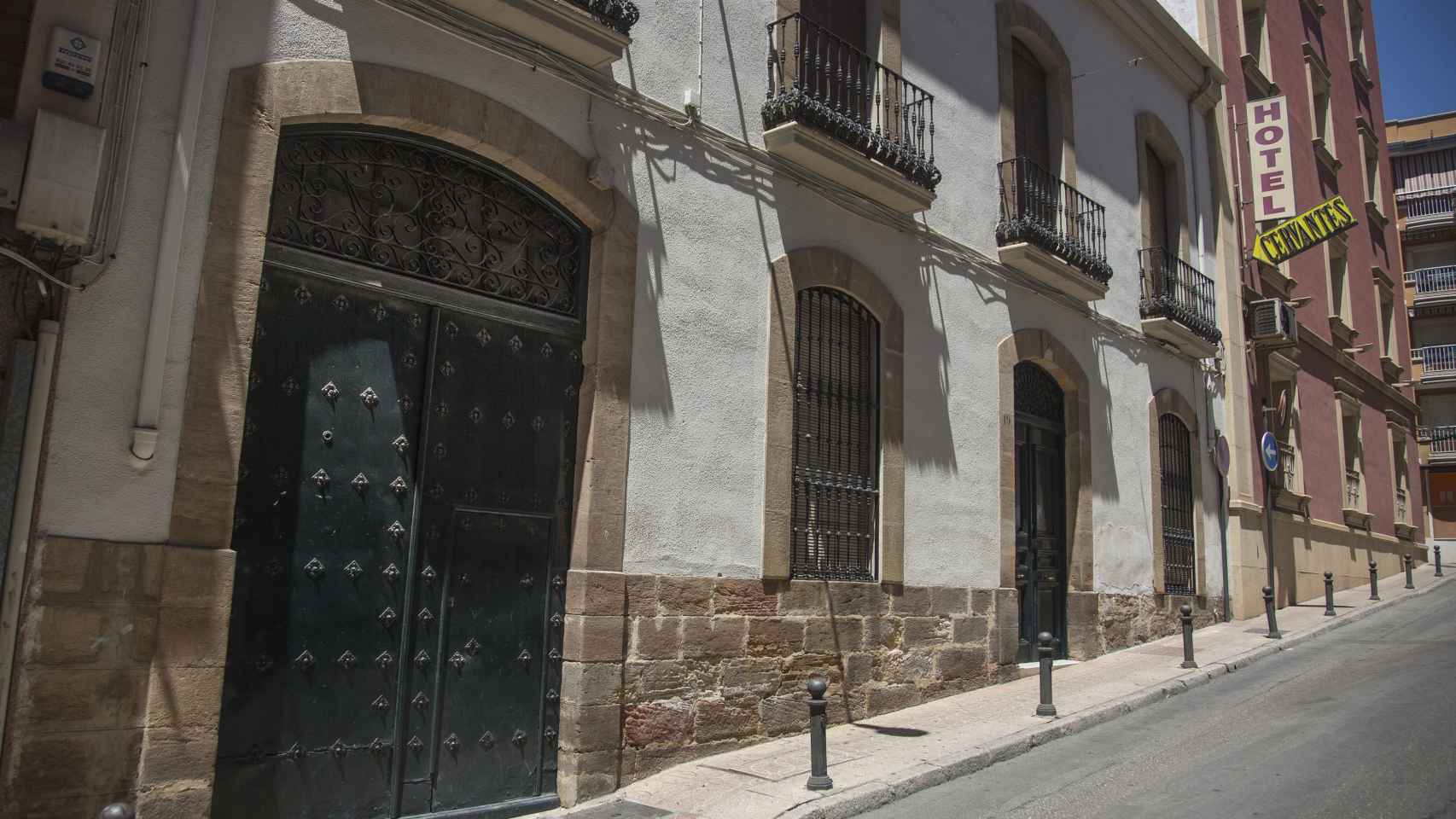 Casa familiar de los Blesa de la Parra en la calle Cervantes de Linares (Jaén).