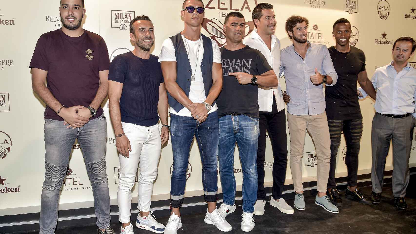 Cristiano Ronaldo visita ZELA, en Ibiza.