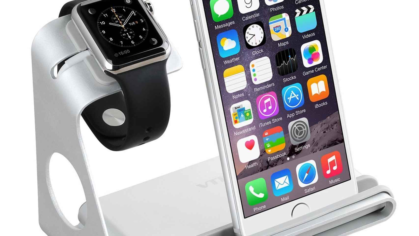 soporte apple watch accesorios iphone