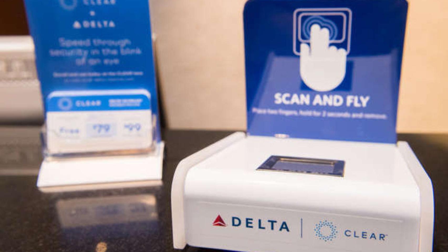 delta airline sensor huella dactilar