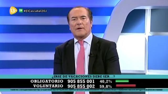 Los espectadores de 13tv creen que las vacaciones deben ser voluntarias