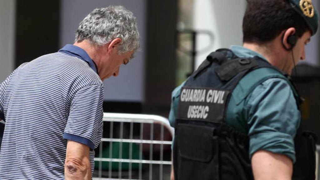 Angel María Villar, durante su detención.